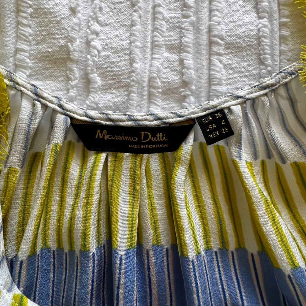 Massimo Dutti | NWOT 100% Silk Printed Tank Top size S - Picture 7 of 8